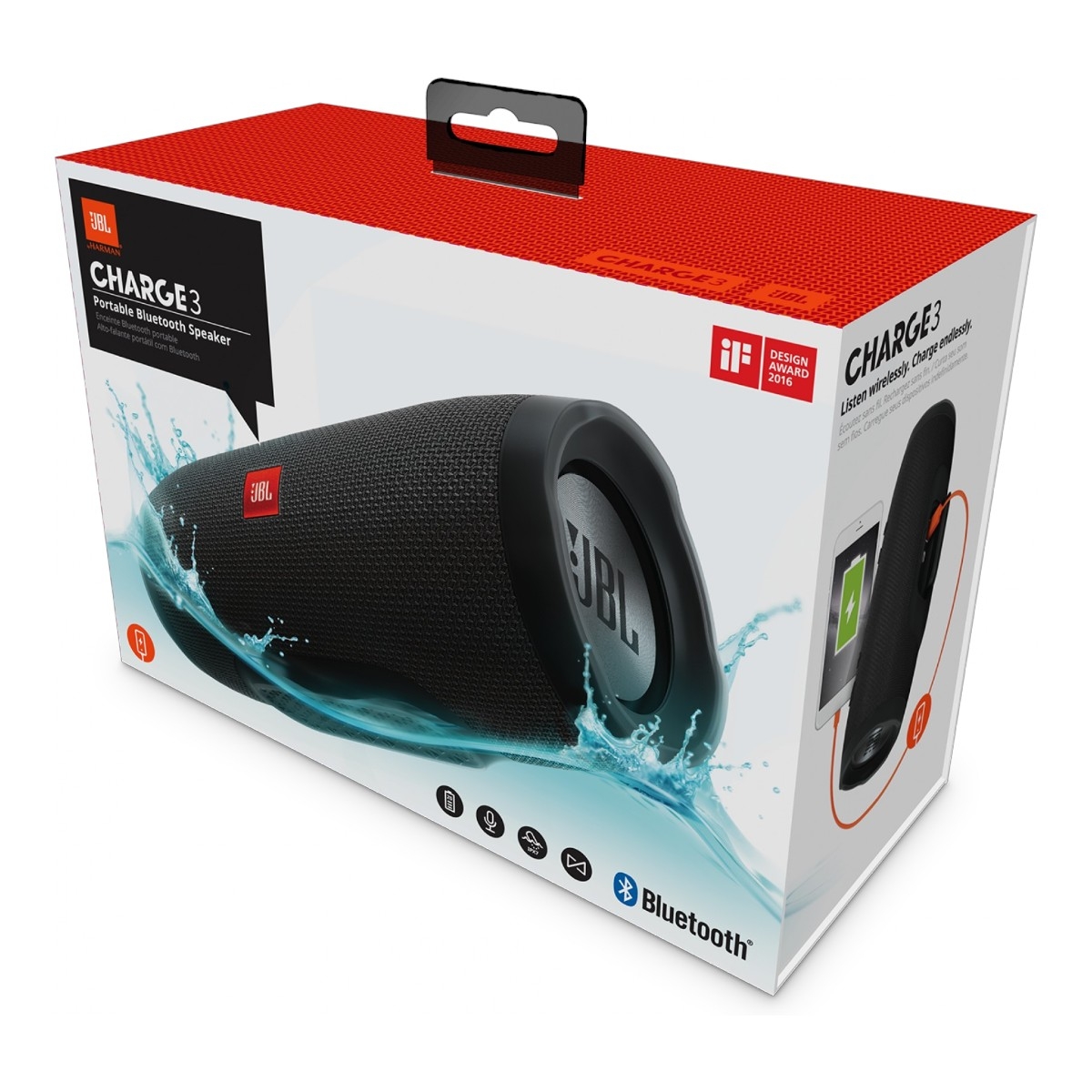 Caxinha bluetooth charge 5 JBL