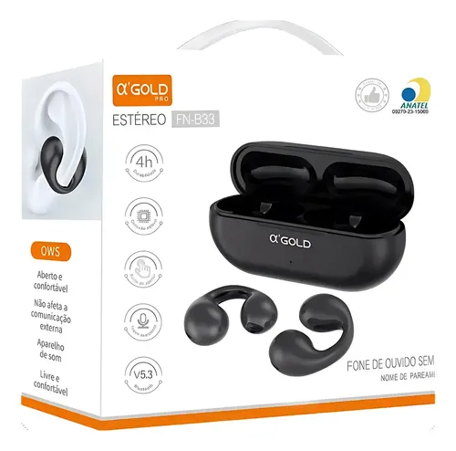 Fone de ouvido bluetooth ok Gold