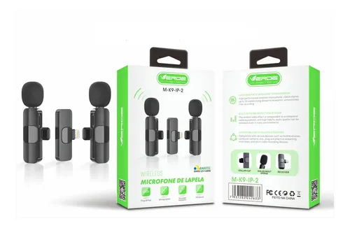 Microfone de lapela bluetooth