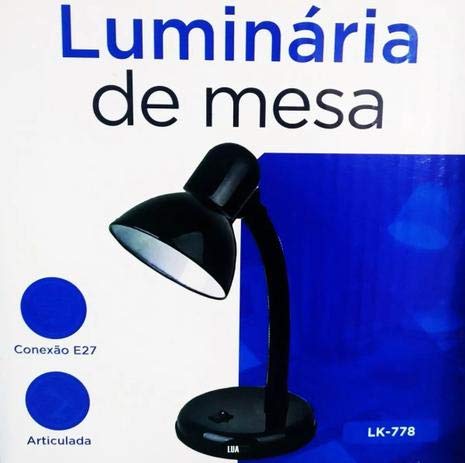 Luminária de mesa